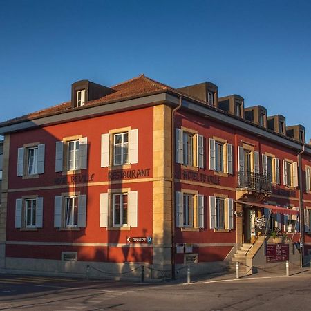 Hotel De Ville D'Yvonand Esterno foto