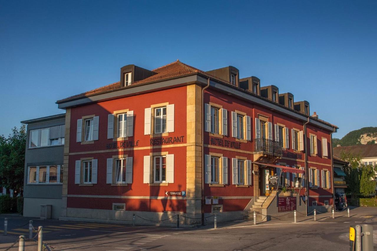 Hotel De Ville D'Yvonand Esterno foto